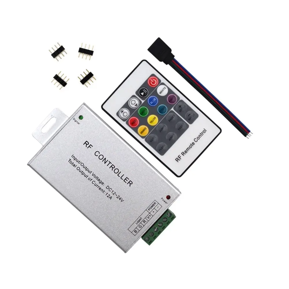 Пульт дистанционного управления светодиодной лентой RGB в алюминиевом корпусе 12 24