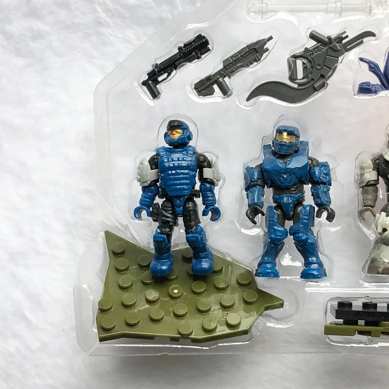 Экшн-фигурки Mega Bloks svux Halo DXF10 UNSC игрушки-конструкторы без использования 4 шт. |