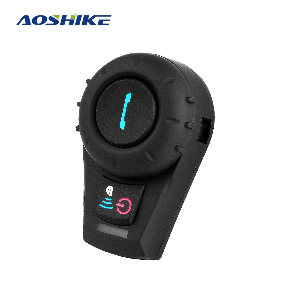 AOSHIKE 1 шт. мотоциклетный шлем Bluetooth домофон FDCVB водонепроницаемая мотоциклетная