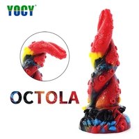 yocy silicone penis realistic dildo octopus tentacle anal plug womens dildo animal cock sex toys masturbators erotic adult shop