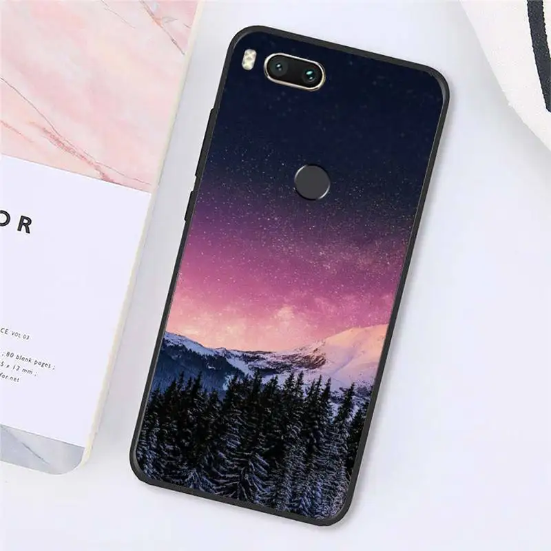 

Scenic travel mountain road Phone Case For Xiaomi Redmi note 7 8 9 t max3 s 10 pro lite