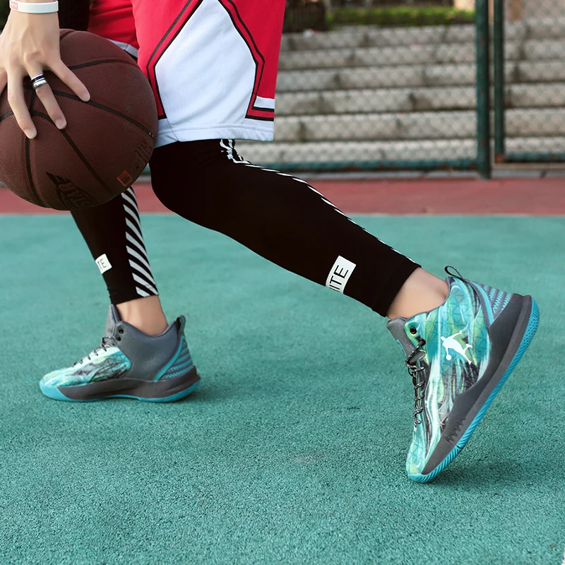 Пара баскетбольных кроссовок обувь в стиле ретро кроссовки для мужчин Цвет