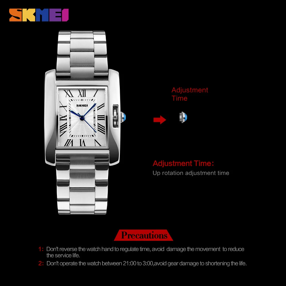 SKMEI роскошные часы Relogio Feminino 1284 ремешок из нержавеющей стали женские наручные часы женские кварцевые часы Montre Femme