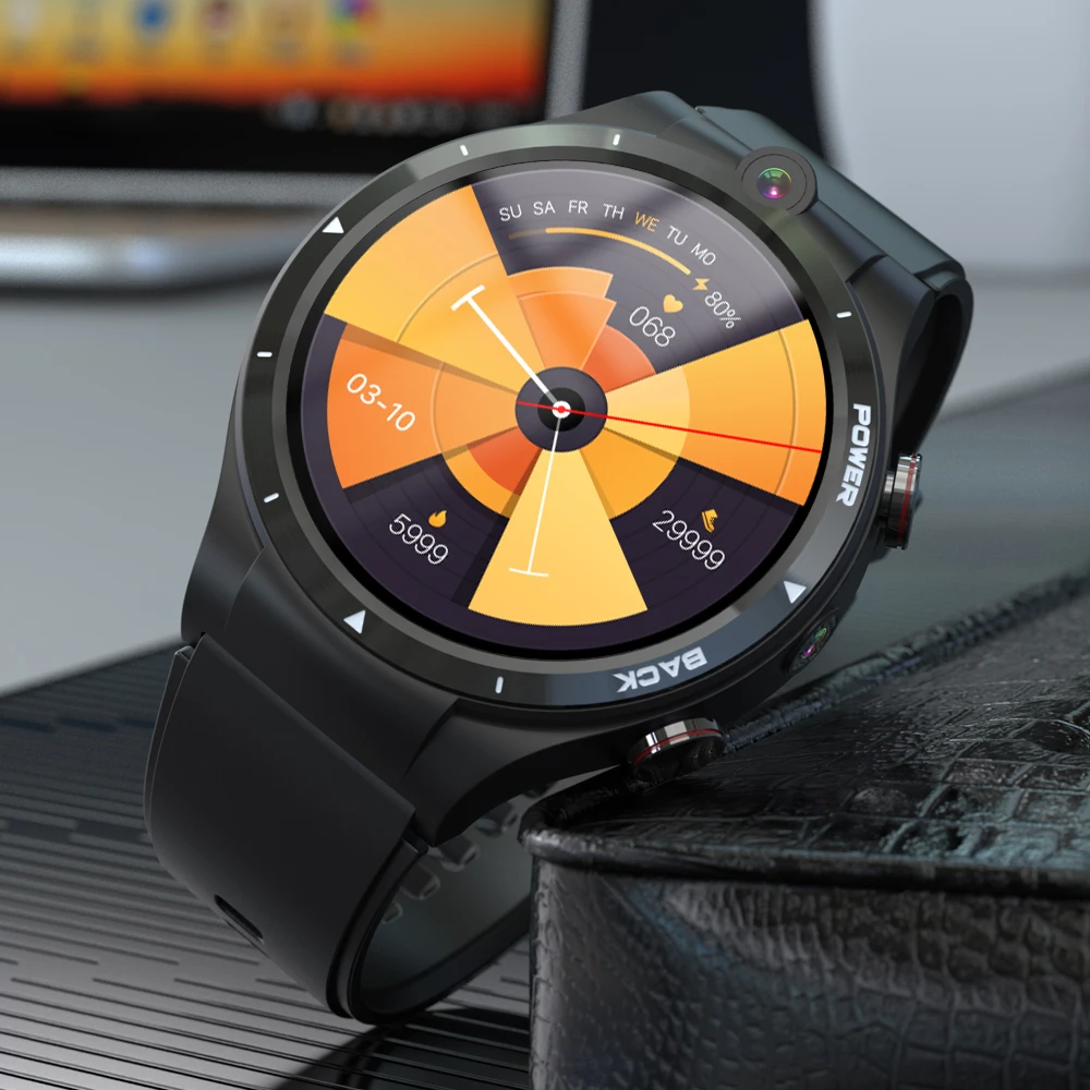 Смарт-часы LEMFO LEM15 мужские Android 10 7 4G GPS Wi-Fi 4 Гб 128 ГБ водонепроницаемый аккумулятор