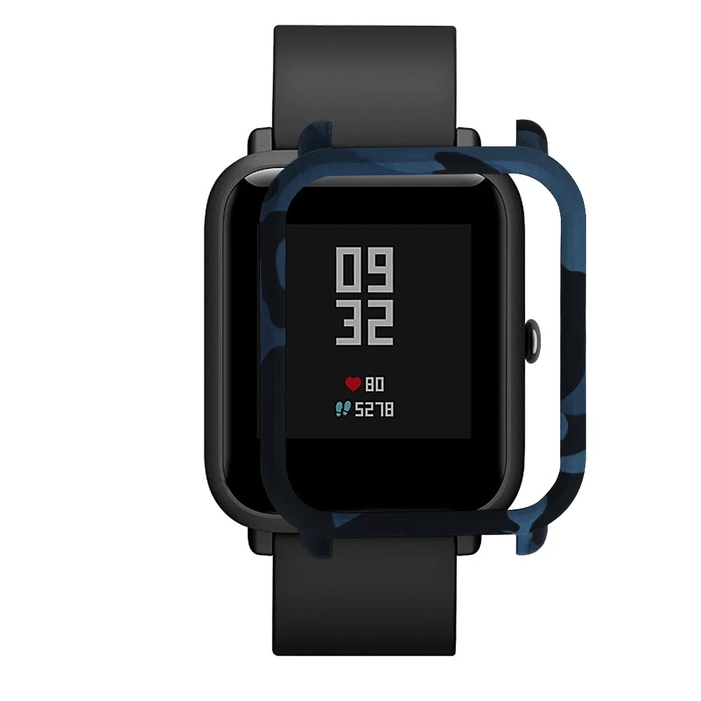 Kinganda ударопрочный Камуфляжный защитный чехол из ТПУ Для Xiaomi Huami Amazfit Bip Youth Watch