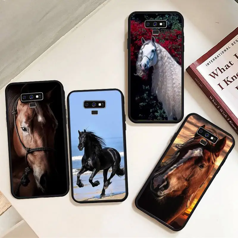 

Handsome Horse Animal Phone Cases For Samsung A50 A51 A71 A20E A20S S10 S20 S21 S30 Plus ultra 5G M11 funda cover capa shell