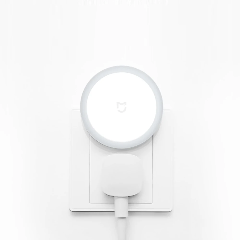 Original Xiaomi Mijia LED Sleep Night Light Plugin Sense Induction Soft Plug Sensor For Bedroom Corridor | Электроника