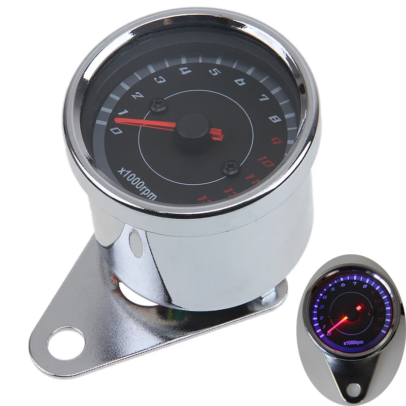Универсальный Тахометр для мотоцикла 13000 об./мин. 12 в пост. Тока|tachometer speedometer|universal
