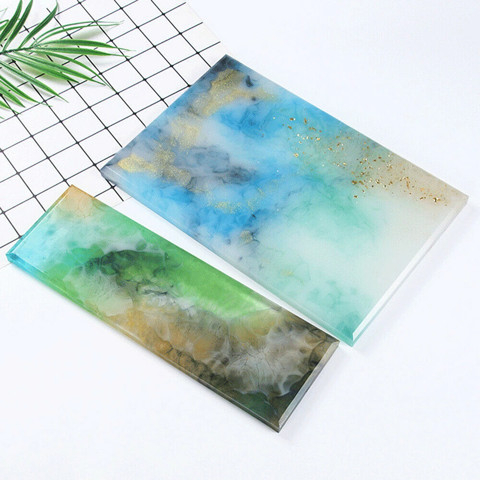 

Поднос для смолы, силиконовая форма, тарелка, форма «сделай сам», рукоятка из эпоксидной смолы, плиед 889