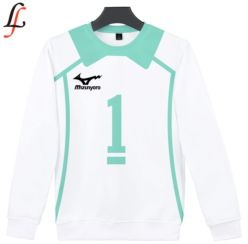 Volleyball Junior Character Haikyu!!Hoodies Sweatshirts K pop Style Women/Men Popular Clothes Casual Hot Sale Top | Женская одежда