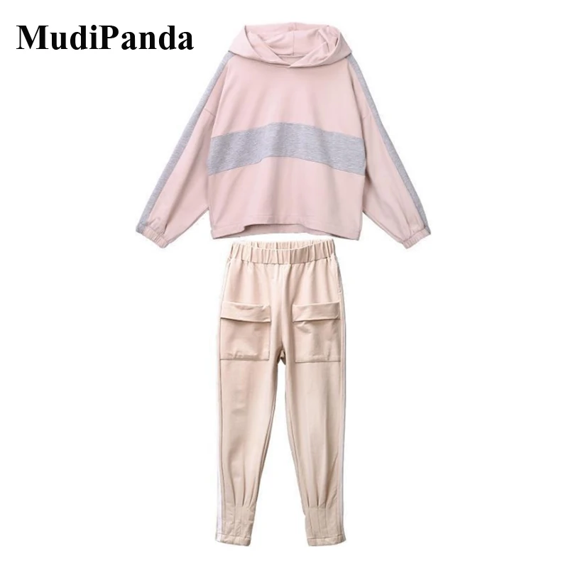 

MudiPanda Girls Spring Suit 2021 New Children's Clothing Korean Fashion Autumn Children's Clothing(2-10T)
