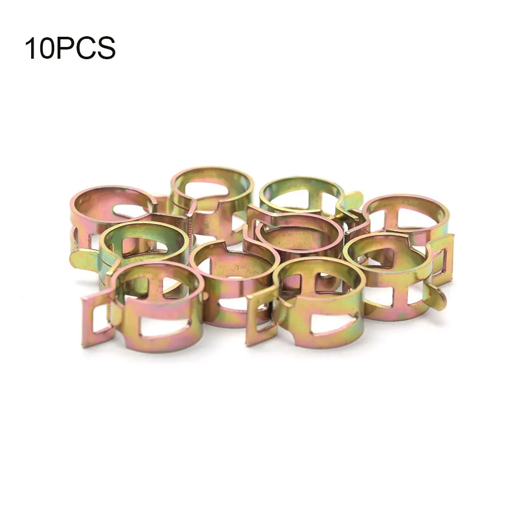 Гибкие Пружинные ленточные зажимы для топливного шланга 10 шт. силиконовый зажим