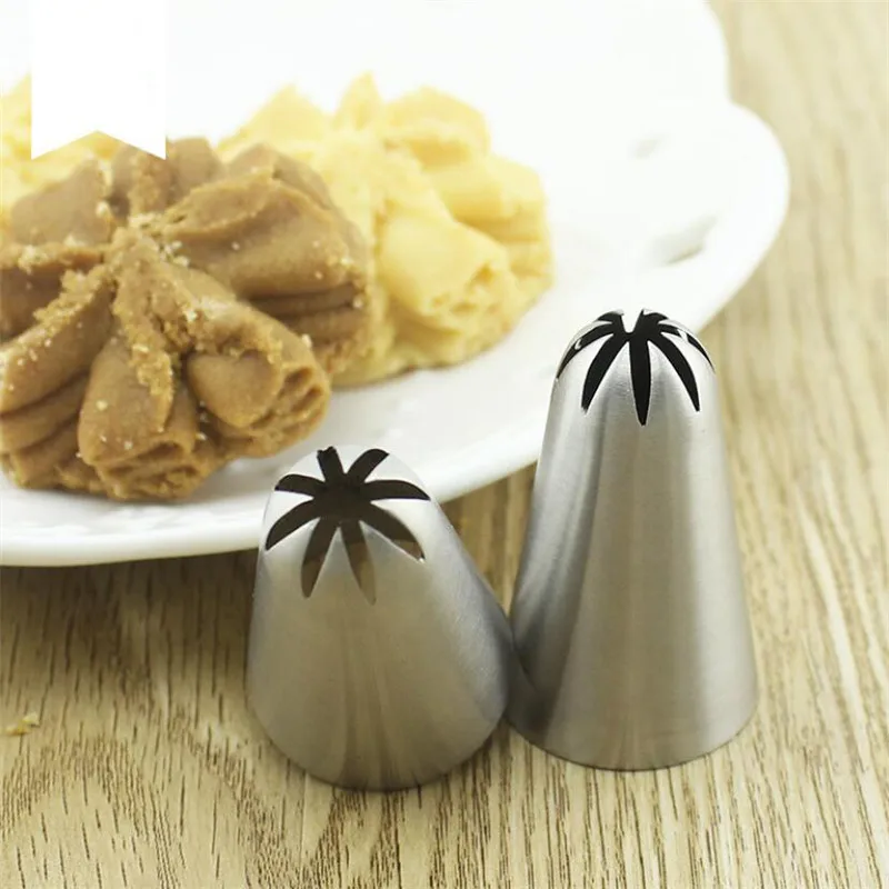 

Большой размер, насадка для украшения крема, насадка для глазирования, инструменты для выпечки и тортов, насадки для печенья, конфеты, форма ...