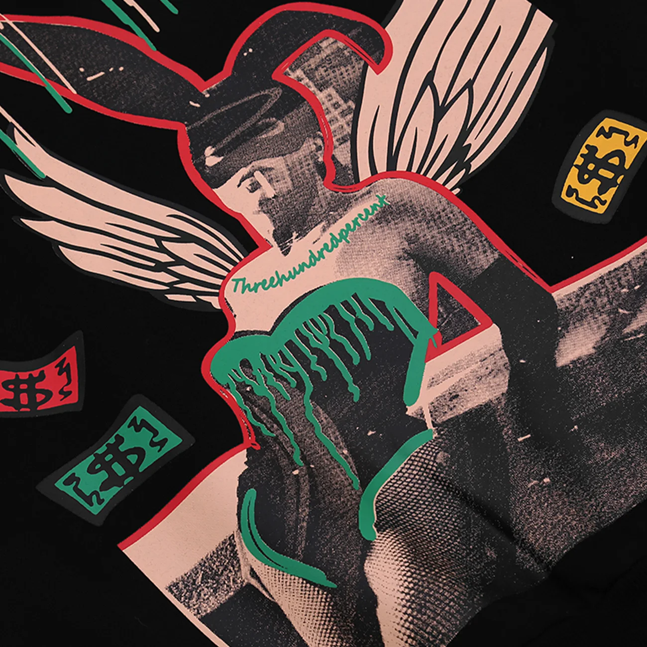 

Hip Hop Men Streetwear Sexy Winged Girl Print Harajuku Hoodie Sweatshirt Winter Pullover Tops Mens Cotton Fleece