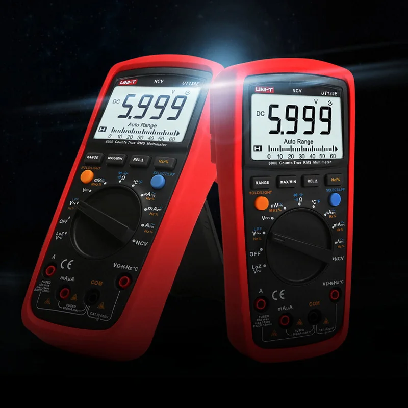 Фрикционный Цифровой мультиметр UT139S UT139E UT139C UT139A True RMS LPF фильтр нижних частот LoZ AC