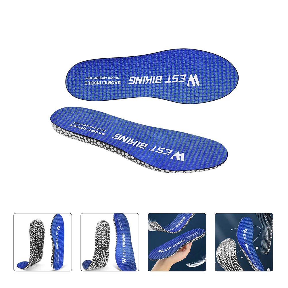 

1 pair of Breathable Insole Sweat Absorption Shoes Pads Foot Care Cushion