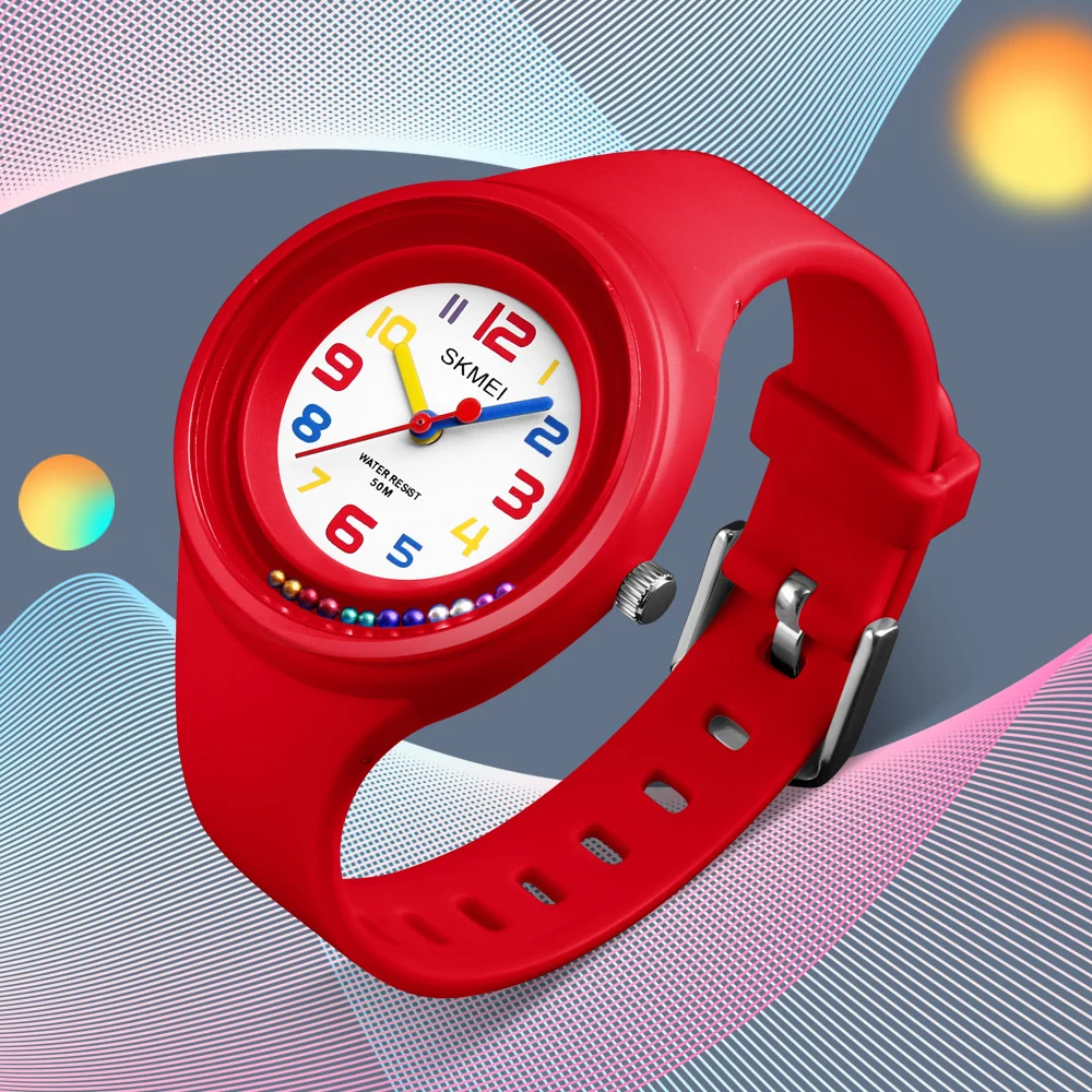 

NEW Kids Watches Colorful Quartz Wristwatch 50M Waterproof Alarm Clock Baby Boy Girl Kids Watches