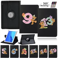 for huawei mediapad t3 10 9 6 leather cover 360 rotating case for mediapad t5 10 10 1 ags2 w09w19l03l09 smart tablet case