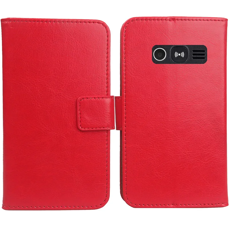 Кожаный чехол-книжка для Doro 1360 2 4 дюйма защитный чехол-Бумажник телефона - купить