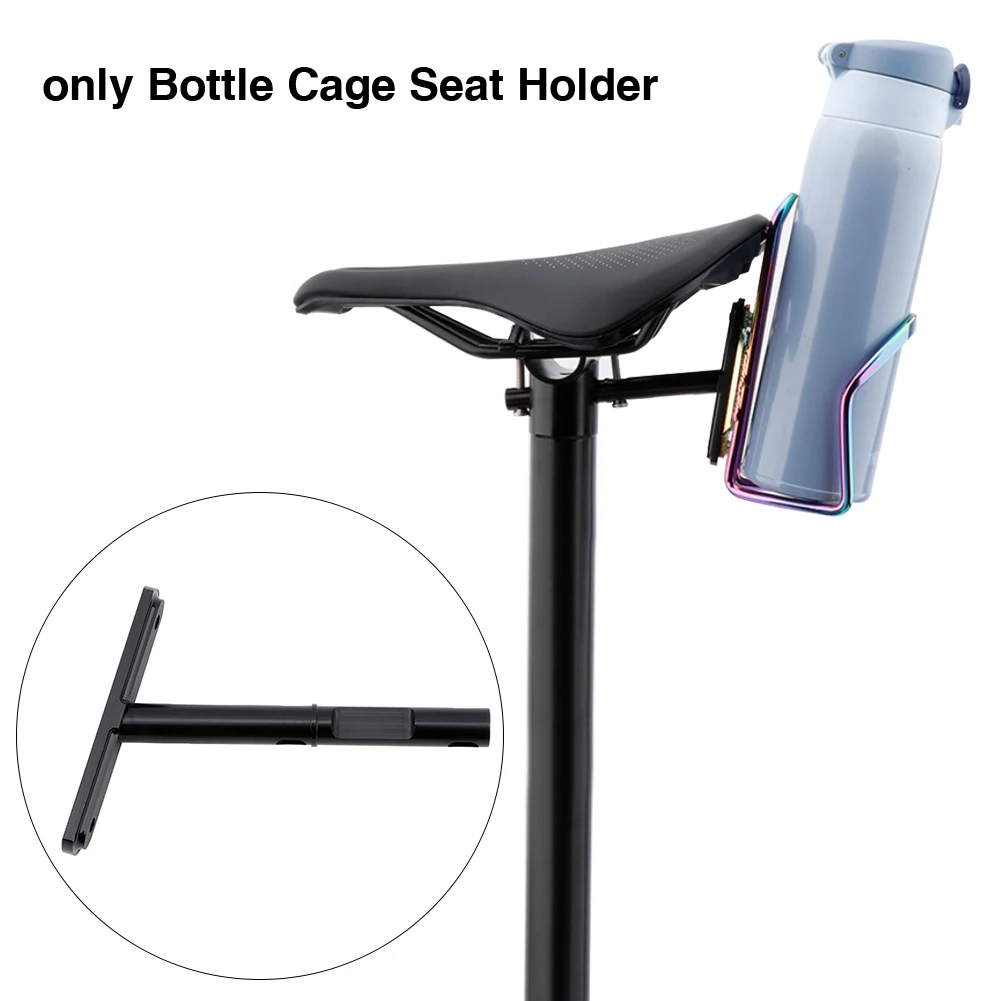 

Water Cup Durable Easy Install Multifunction Bottle Cage Seat Holder Folding Bike CNC Cutting Aluminium Alloy High Strength