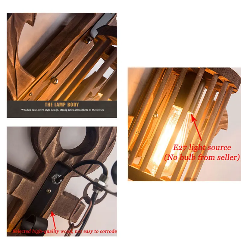 Лофт ретро промышленные лампы американский стиль креативный индивидуальный