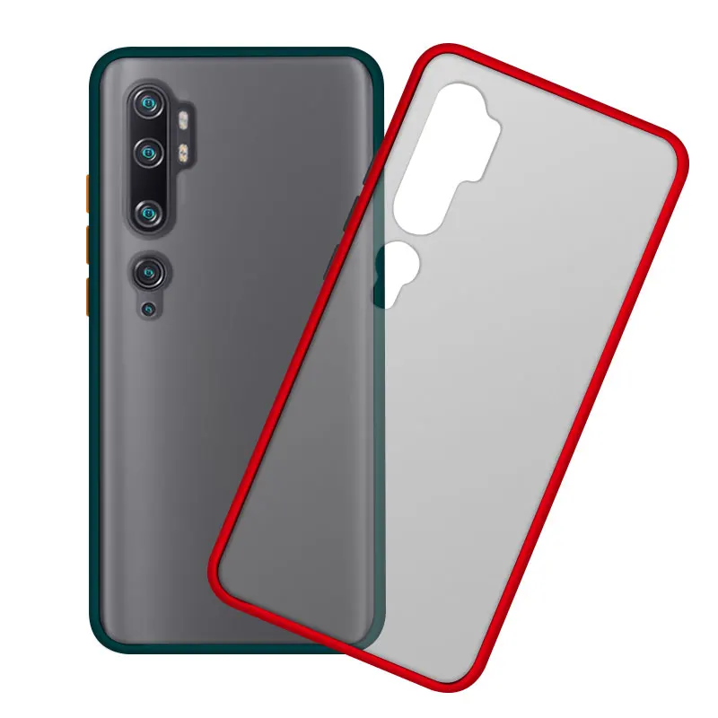 Case for Xiaomi Mi CC9 Pro Contrast Color Phone Silicone Phantom Protector Cover Note 10 CC9e A3 LITE Matte Back |