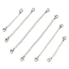 Удлинительная цепочка DIY материал для изготовления ювелирных изделий Ожерелье Браслеты с серебряным покрытием золото Цвет идеально подходит для изготовления ювелирных изделий