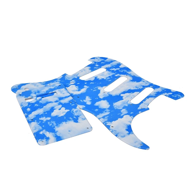 

Guitar Parts - for Blue Sky White Cloud SSS ST Guitar Pickguard and Back Cover