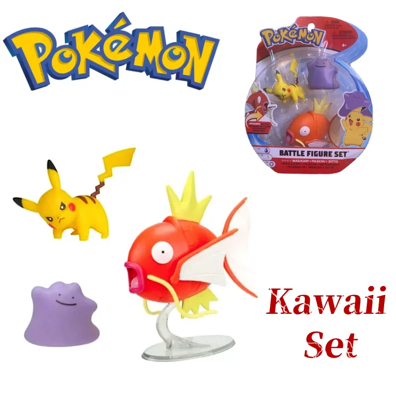 Набор фигурок покемона Пикачу Magikarp игрушки Ditto высокое качество изысканный