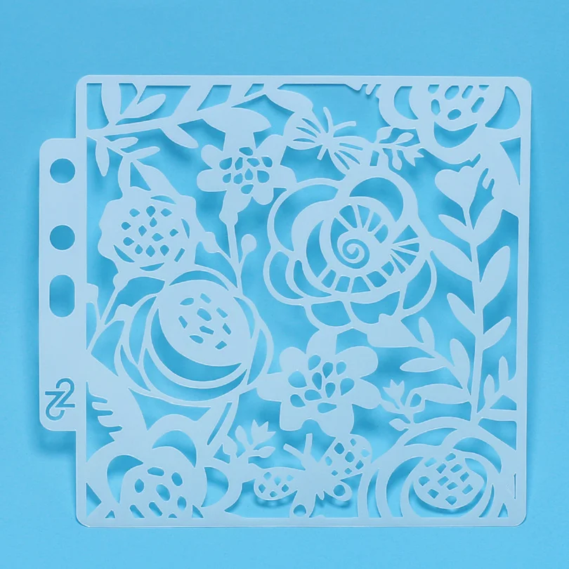 Цветочные бабочки трафареты наклейки для скрапбукинга/швейная