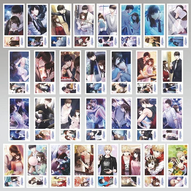 Креативная открытка с любовью и продюсером аниме почтовые открытки наклейка