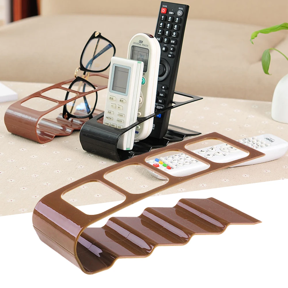 

Коробка для хранения телевизора/DVD/видеомагнитолы с 4 отделениями, пластиковая стойка для пульта дистанционного управления для кондиционер...