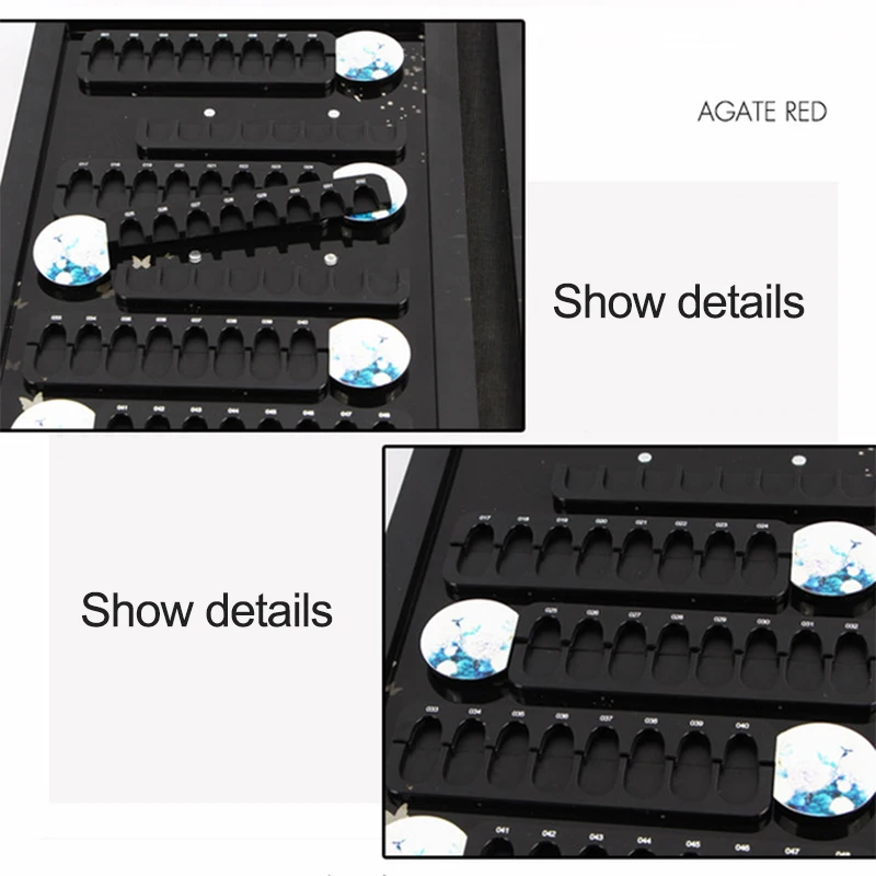 Высококачественный акриловый цветной лак для ногтей дисплей доска гель цвет