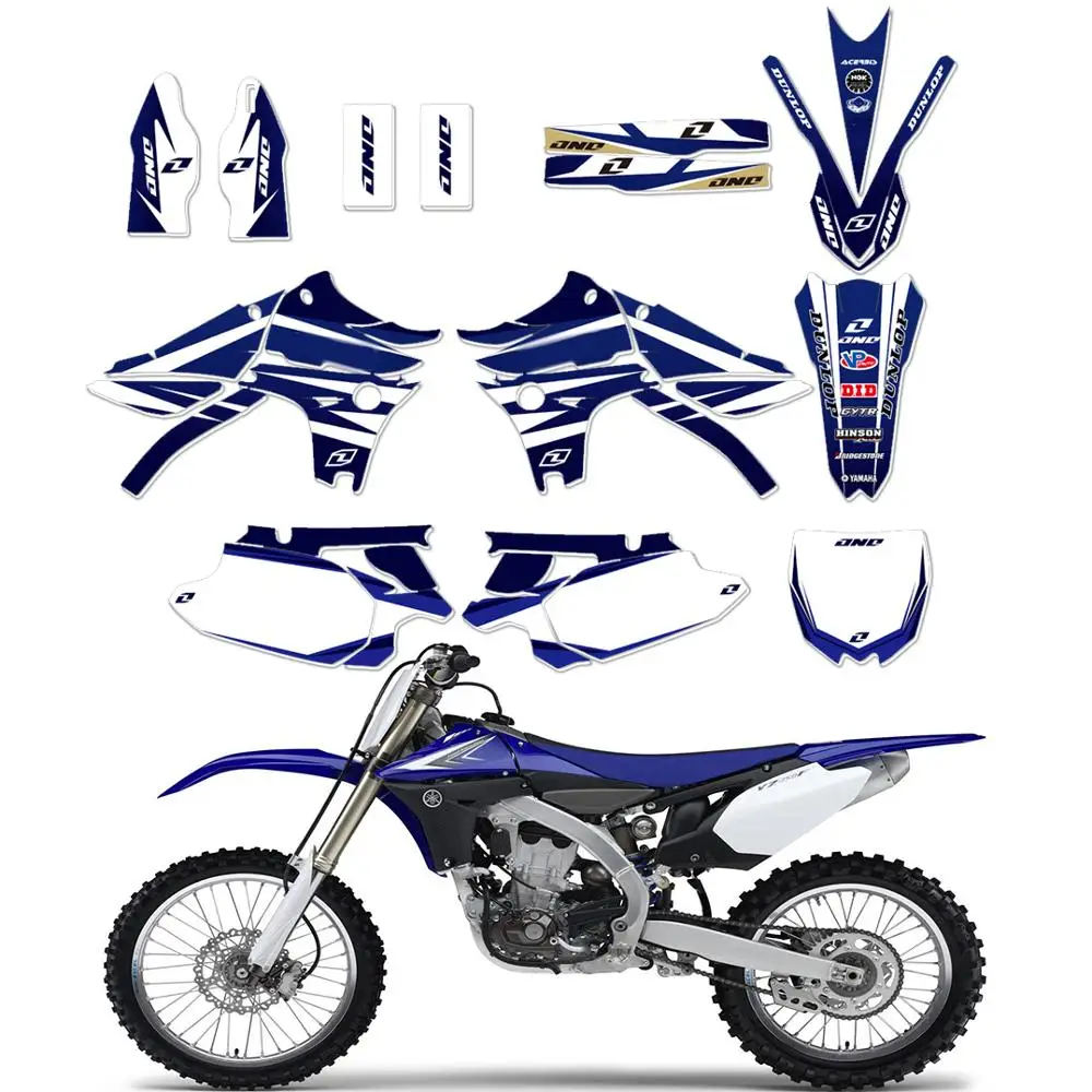Графика и фоны мотоцикла для Yamaha YZ450F YZF450 YZF 450 YZ 450F 2010 2011 2012 2013|sticker kit|team graphicsfor yamaha |