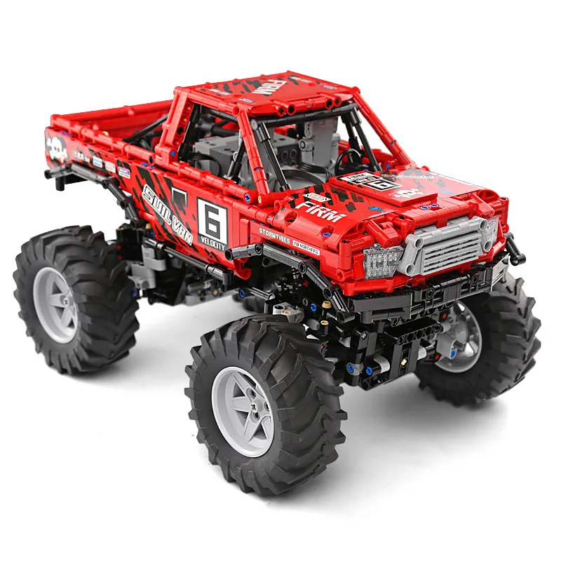

XQ1212 New Car Toys MOC-26278 Monsters Truck Car Model SUV Off-road Car Building Blocks Bricks Kids Christmas Gifts