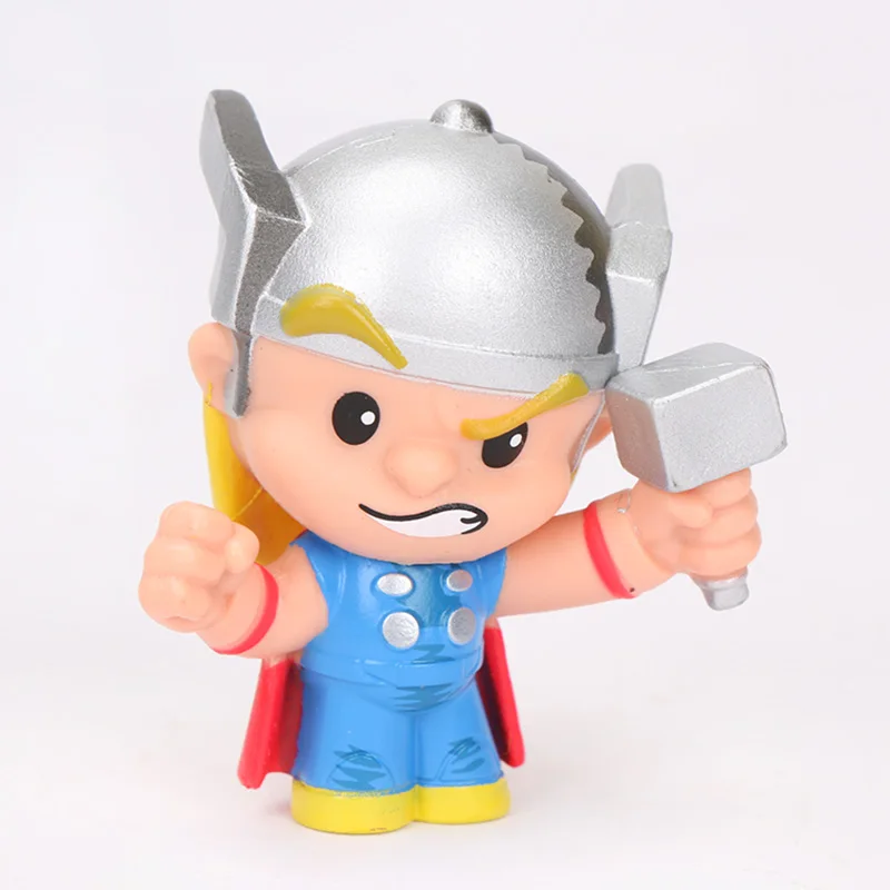 4-5 см Marvel игрушки серии 1 Marvel супер мини герои Черная Вдова Тор танос ПВХ фигурка игрушка Коллекционная модель куклы