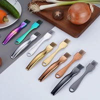 stainless steel garlic scallions knife onion grater multi blade vegetable cutter food crusher cooking tools kitchen accessories