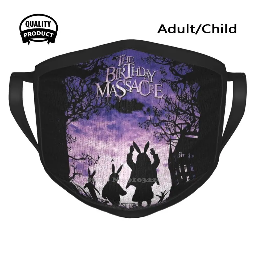 

Birthday Massacre Cycling Hunting Hiking Camping Mouth Mask Birthday Massacre Band Strangers Music Metal Horror