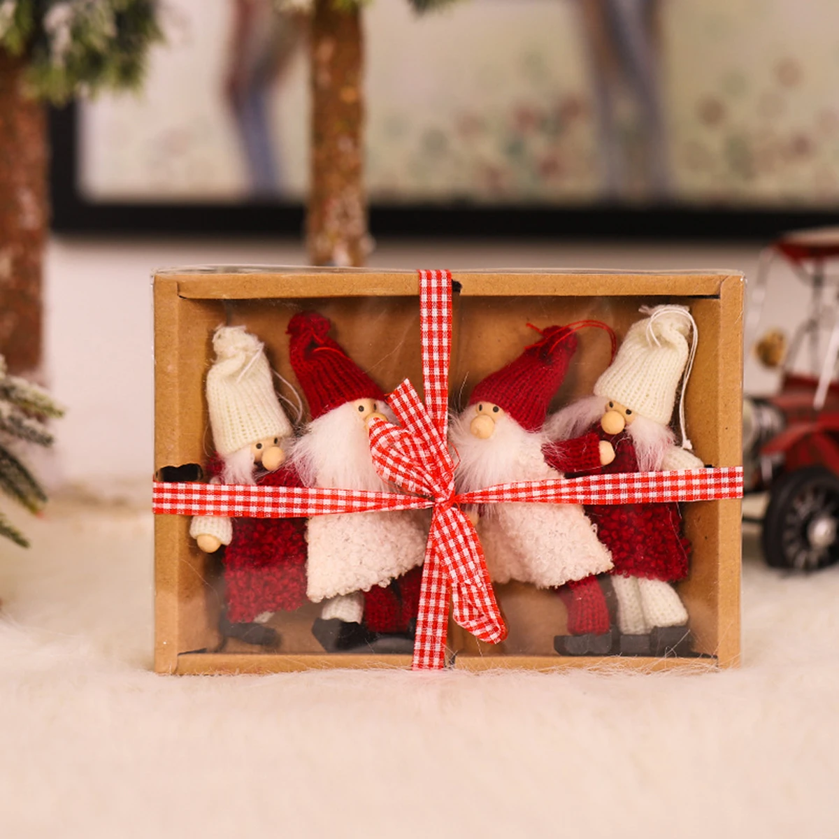 

Decoration Christmas Doll 4PCS Merry Christmas Xmas Tree Decor Gift Kit