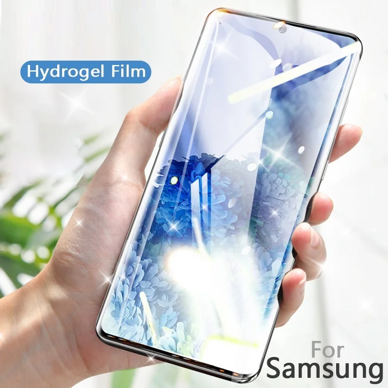 Мягкая Гидрогелевая Передняя пленка для Samsung S10 S9 S8 S7 S6 edge Plus Note 8 9 защитная из
