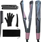 Выпрямитель для волос, плойка 2-в-1, выпрямитель для волос и бигуди, профессиональный выпрямитель для завивки волос