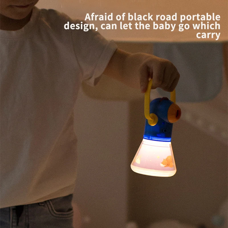 

Children Projector Luminous Toy Baby Flashlight Baby Sleep Lamp Multifunctional Story Projector Children Luminous Toy