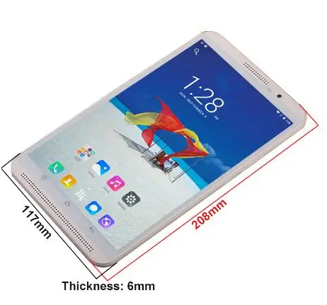Самый дешевый планшетный ПК 8 дюймов Восьмиядерный 3G 4G LTE планшет две камеры sim