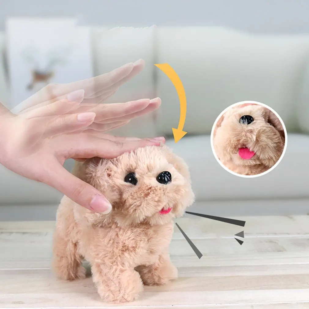 

Plush Dog Dolls Electronic Toys Soft Plush Toys For Kids Birthday Doll Cartoon Animal Children's Educational Toys Calm Down Baby