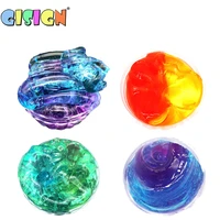 fluffy slime supplies goo diy air soft clay foam ball light polymer cotton putty charms toys kit for antistress kids