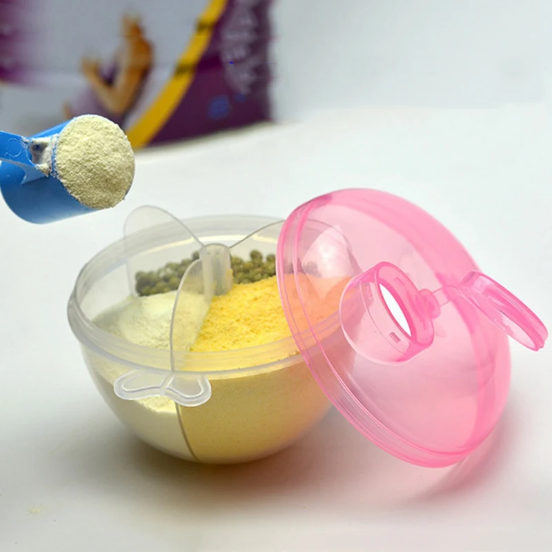 Трехслойный детский дозатор для сухого молока контейнер еды малышей герметичный