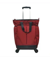travel trolley bags on wheels carry on hand luggage bag trolley shopping bag on wheels travel wheeled bag short trip luggage bag