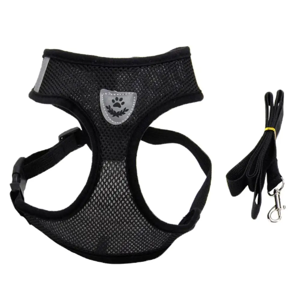 Pet Управление ремни для собак и кошек из мягкой сетчатой ткани Безопасность