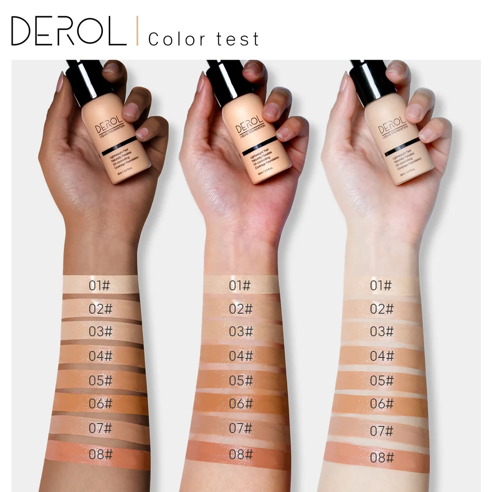 Full Coverage Foundation 8 Colors Liquid Concealer Makeup Eye Dark Circles Cream Face Corrector Waterproof Make Up Base Cosmetic |