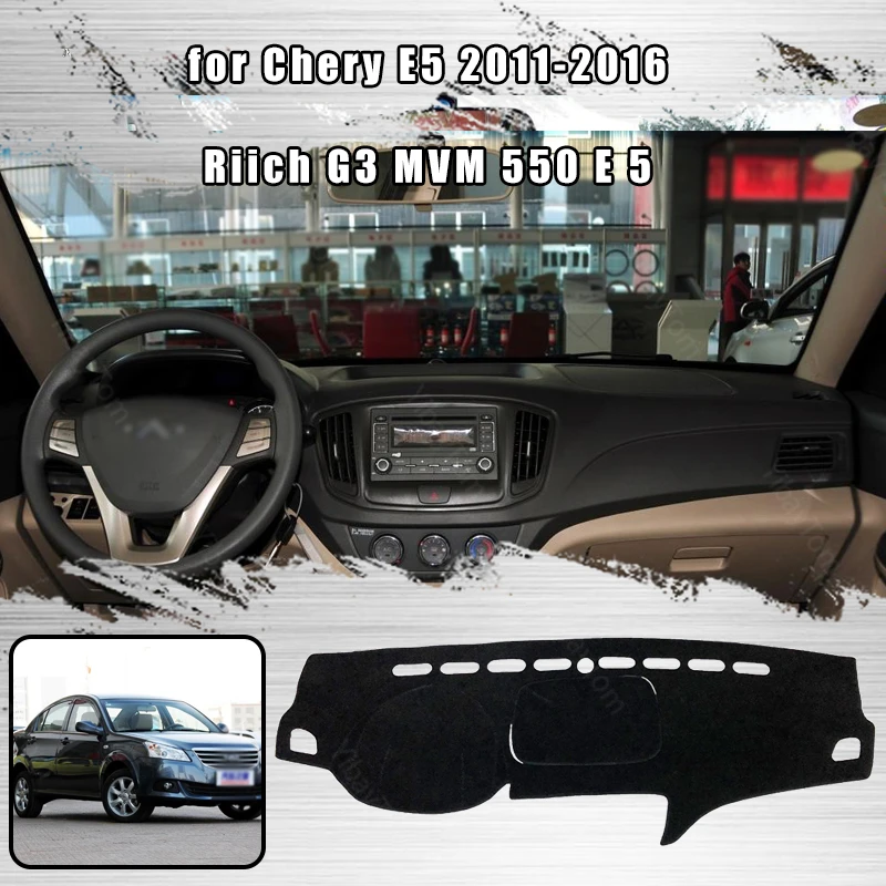 

Car Dashboard Cover Dash Mat for Chery E5 2011-2016 Riich G3 MVM 550 E 5 Auto Non-slip Sun Shade Pad Carpet